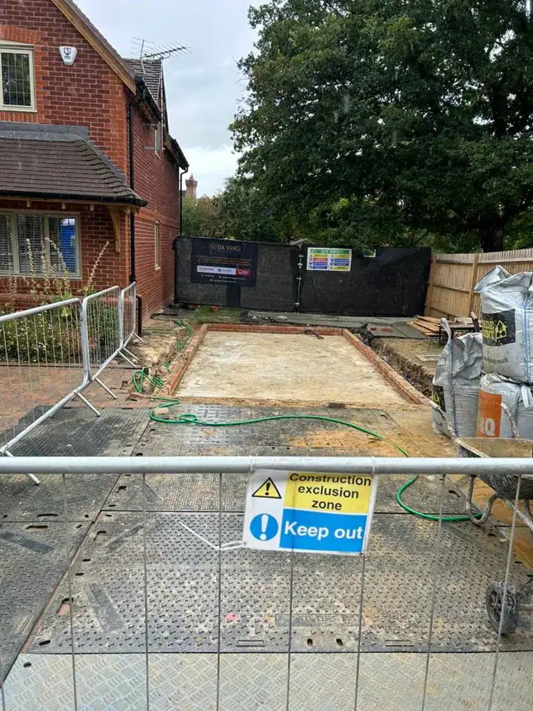 House extension construction works in Reading by Da Vinci Builders Ltd
