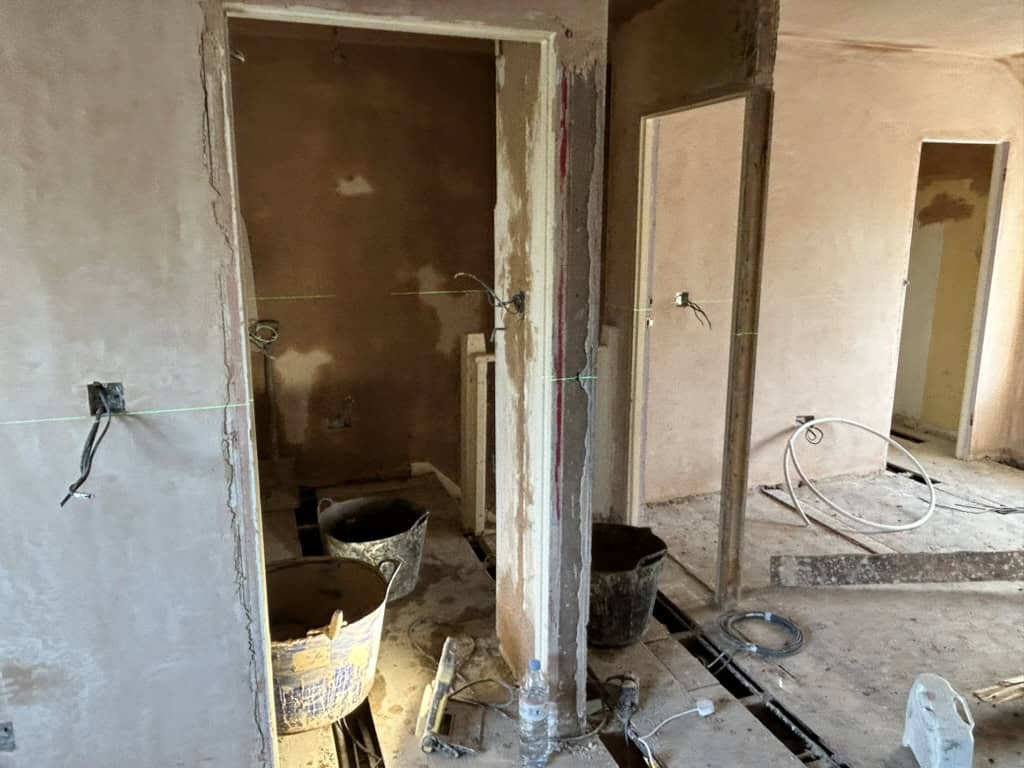 Home refurbishment works in progress in Reading, Berkshire