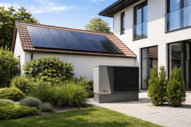 Solar panels and air source heat pump installation in Reading Berkshire